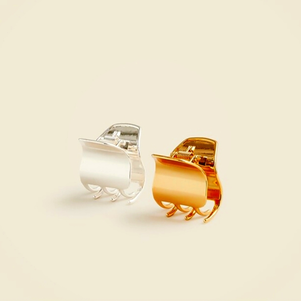 J Crew Mixed Metal Hair Clips